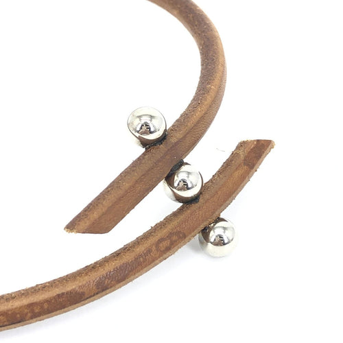 Collier Hermès Tournis Tressé - Bracelet en cuir 58 Facettes hwcb0yel76