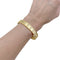 Van Cleef & Arpels Perlée Trèfles - Bracelet en or jaune et diamants 58 Facettes 35816