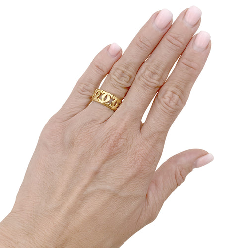 Bague 48 Cartier C de Cartier - Bague bandeau en or jaune 58 Facettes 35866