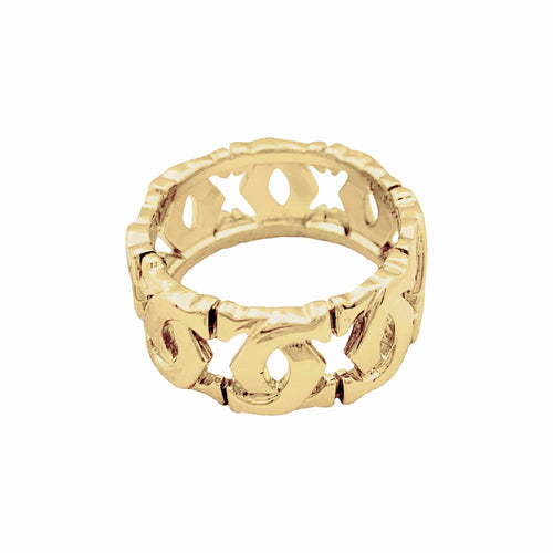 Bague 48 Cartier C de Cartier - Bague bandeau en or jaune 58 Facettes 35866