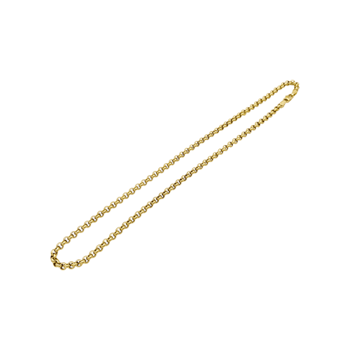 Collier maille jaseron en or jaune 58 Facettes 35825