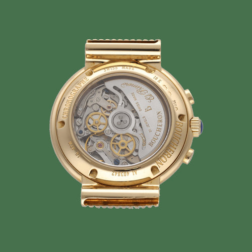 Boucheron Solis - Montre en or jaune 18 carats 58 Facettes FB11363