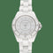 Chanel J12 - Montre 39 mm en céramique blanche et diamants 58 Facettes FB11542