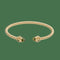 David Yurman Renaissance Cable Spira - Bracelet en or jaune 18k et cabochons 58 Facettes FB11564