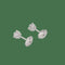 Puces d'oreilles en or gris 18k et diamants E-VS1 58 Facettes FB11569