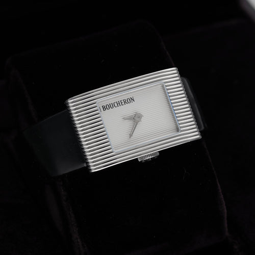 Boucheron Reflet - Montre Grand Modèle en acier 58 Facettes FB11464