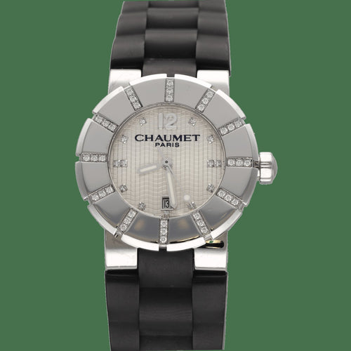 Chaumet Class One - Montre Ref 622C en acier et diamants 58 Facettes FB11642