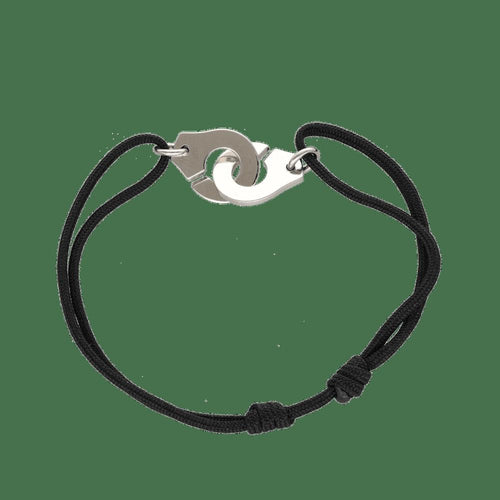 Dinh Van Menottes - Bracelet moyen modèle en platine 58 Facettes FB11701