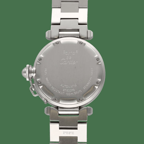 Cartier Pasha - Montre 35 mm en acier, cadran bleu 58 Facettes FB11708