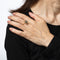 Bague 50.5 Bague tulipe vintage en or jaune 14 carats, saphirs et diamant 58 Facettes G14001