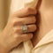 53 Bague Art déco en platine et diamant 2,04 ct 58 Facettes FB11710/FB1175