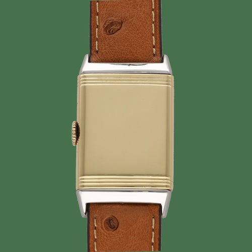 Jaeger-LeCoultre Reverso - Montre vintage en or 18k et acier 58 Facettes FB11511