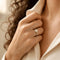 52 Solitaire - Bague en or gris et diamants 58 Facettes FB11770