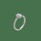 52 Solitaire - Bague en or gris et diamants 58 Facettes FB11770