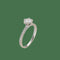 51 Solitaire - Bague en or gris 18k et diamants 58 Facettes FB11782