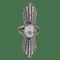 52 Bague en or gris 18k rhodié noir, diamants et améthyste 58 Facettes FB11793