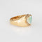 Bague 54 Bague cœur opale et diamants en or jaune 14k 58 Facettes G14054