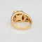 Bague 54 Bague cœur opale et diamants en or jaune 14k 58 Facettes G14054