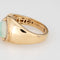 Bague 54 Bague cœur opale et diamants en or jaune 14k 58 Facettes G14054