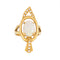 Bague 49 Bague cocktail abstraite vintage années 1970 en or jaune 18 carats, opale et diamants 58 Facettes G14014