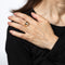 Bague 53 Bague chevalière vintage - Diamant en or jaune 14 carats 58 Facettes G14012