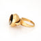 Bague 49 A Castelo - Bague spinner cinétique vintage en or jaune 18 carats et diamant 58 Facettes G14028