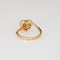 Bague 50 Cartier - Bague cœur pavée de diamants en or jaune 18k 58 Facettes G14115