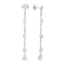 Boucles d'oreilles Boucles d’oreilles pendantes en or gris 18 carats et diamants 2,80 ct 58 Facettes BO183