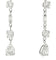 Boucles d'oreilles Boucles d’oreilles pendantes en or gris 18 carats et diamants 2,80 ct 58 Facettes BO183
