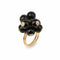 Bague 56 Bague Grelots en or jaune 18 carats, onyx et diamants 58 Facettes B364