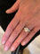 Bague 50 Solitaire - Bague diamant en or gris 18 carats 58 Facettes BD178
