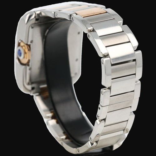 Cartier Tank Anglaise - Montre en or rose et acier 58 Facettes MT47473