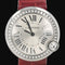 Cartier Ballon Blanc - Montre quartz en acier et diamants 58 Facettes MT47461