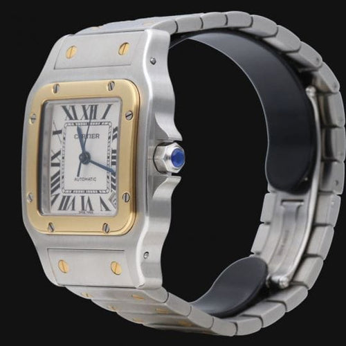 Cartier Santos Galbée XL - Montre en or jaune et acier 58 Facettes MT47802