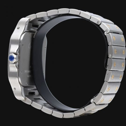 Cartier Santos Galbée XL - Montre en or jaune et acier 58 Facettes MT47802