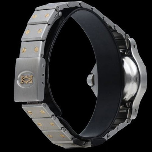 Cartier Santos Ronde Octagon - Montre en or jaune et acier 58 Facettes MT47839