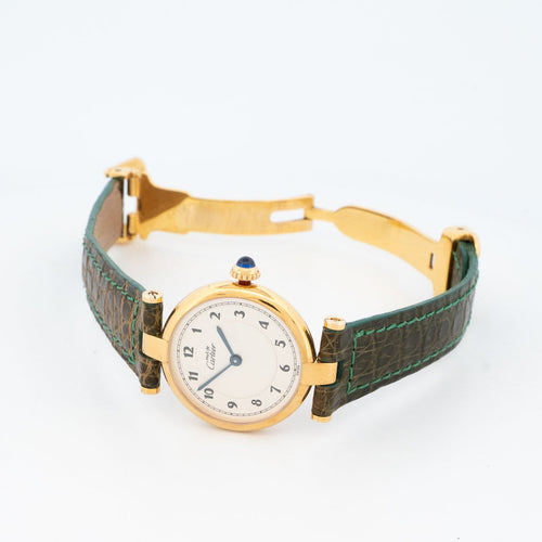 Cartier Must Vendôme - Montre SM en vermeil cadran ivoire Breguet 58 Facettes 318