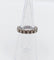46 Alliance américaine Art déco en or blanc 18k et diamants 58 Facettes A07657