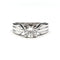 52 Bague solitaire en or blanc et diamant 58 Facettes BOV/260042