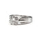 52 Bague solitaire en or blanc et diamant 58 Facettes BOV/260042