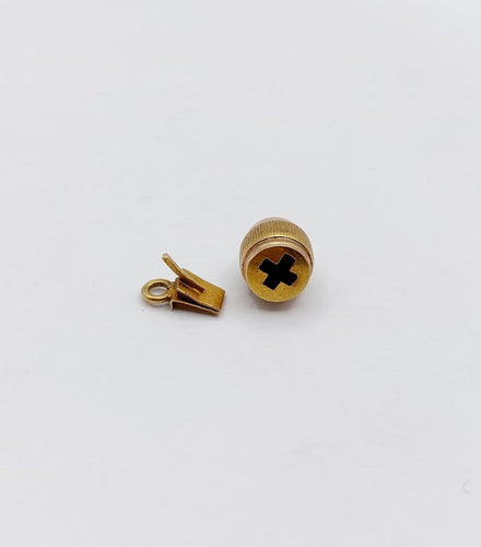 Fermoir de collier victorien en or 18k 58 Facettes A07660