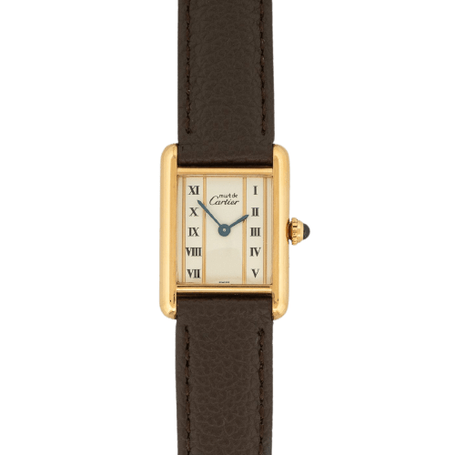 Cartier Tank Must - Montre SM en vermeil cadran ivoire 58 Facettes 534