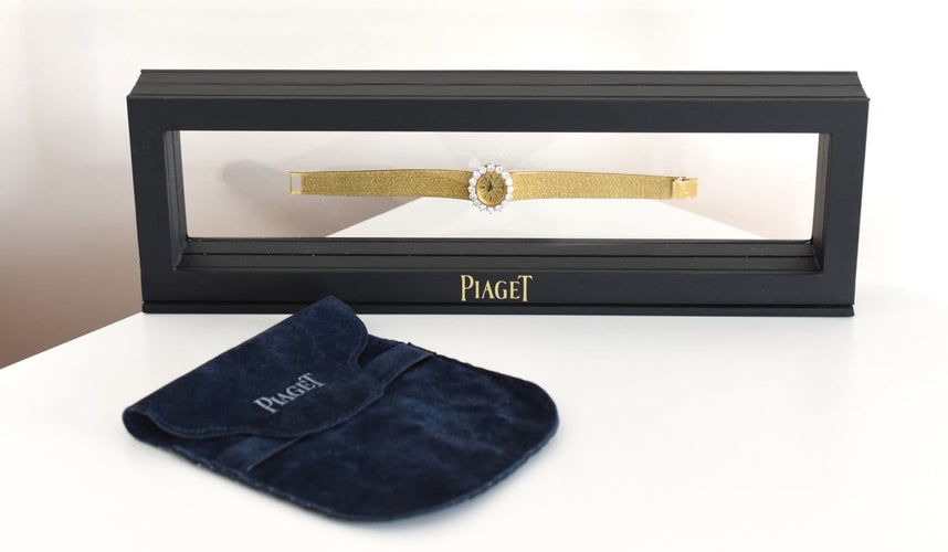 Piaget Haute Joaillerie - Montre en or jaune 18 carats et diamants 58 Facettes PIA-200