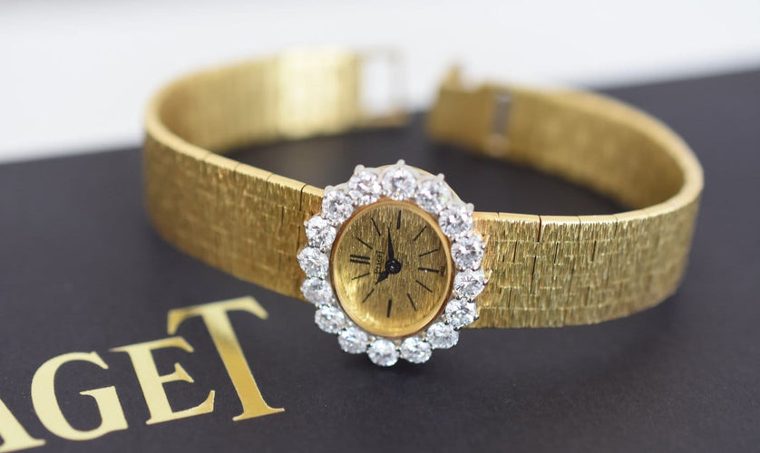 Piaget Haute Joaillerie - Montre en or jaune 18 carats et diamants 58 Facettes PIA-200