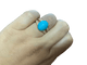 Bague en or jaune 18 carats, turquoise Sleeping Beauty et diamants