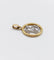 Pendentif chiffre 13 en or 18k et diamants taille rose 58 Facettes A07387