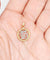 Pendentif chiffre 13 en or 18k et diamants taille rose 58 Facettes A07387