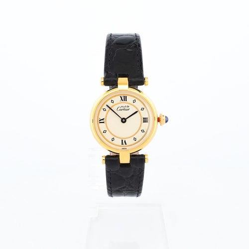 Montre Cartier Must Vendôme - Montre SM en vermeil 58 Facettes 566
