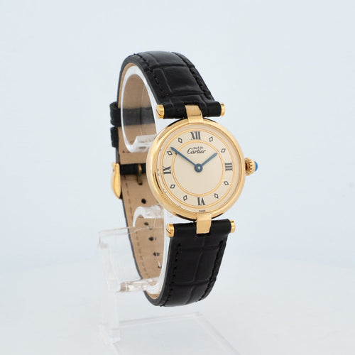Montre Cartier Must Vendôme - Montre SM en vermeil 58 Facettes 566