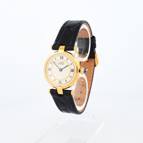 Montre Cartier Must Vendôme - Montre SM en vermeil 58 Facettes 566